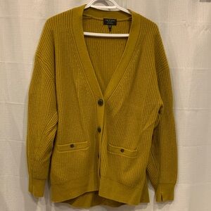 Rag & Bone Mustard Cardigan Sweater